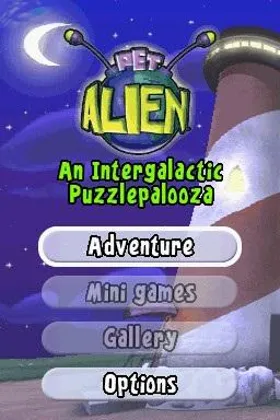 Pet Alien - An Intergalactic Puzzlepalooza (USA) (En,Fr,Es) screen shot title